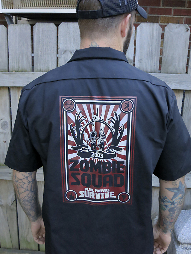 SOLD OUT: 10th Anniversary Dickies Work Shirt - Zombie Squad